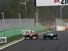 GP KOREA, 16.10.2011- Gara, Felipe Massa (BRA), Ferrari, F-150 Italia e Nico Rosberg (GER), Mercedes GP Petronas F1 Team, MGP W02 