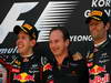 GP KOREA, 16.10.2011- Gara, Sebastian Vettel (GER), Red Bull Racing, RB7 vincitore, Christian Horner (GBR), Red Bull Racing, Sporting Director e Mark Webber (AUS), Red Bull Racing, RB7 terzo