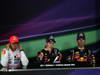 GP KOREA, 16.10.2011- Gara, Conferenza Stampa, Lewis Hamilton (GBR), McLaren  Mercedes, MP4-26, Sebastian Vettel (GER), Red Bull Racing, RB7 e Mark Webber (AUS), Red Bull Racing, RB7 