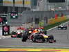 GP KOREA, 16.10.2011- Gara, Sebastian Vettel (GER), Red Bull Racing, RB7 davanti a Lewis Hamilton (GBR), McLaren  Mercedes, MP4-26 