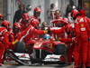 GP KOREA, 16.10.2011- Gara, Pit Stop, Fernando Alonso (ESP), Ferrari, F-150 Italia 