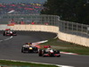 GP KOREA, 16.10.2011- Gara, Lewis Hamilton (GBR), McLaren  Mercedes, MP4-26 davanti a Mark Webber (AUS), Red Bull Racing, RB7 e Jenson Button (GBR), McLaren  Mercedes, MP4-26 