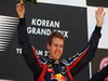 GP KOREA, 16.10.2011- Gara, Sebastian Vettel (GER), Red Bull Racing, RB7 vincitore 