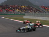 GP KOREA, 16.10.2011- Gara, Nico Rosberg (GER), Mercedes GP Petronas F1 Team, MGP W02 davanti a Felipe Massa (BRA), Ferrari, F-150 Italia e Fernando Alonso (ESP), Ferrari, F-150 Italia 