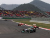 GP KOREA, 16.10.2011- Gara, Nico Rosberg (GER), Mercedes GP Petronas F1 Team, MGP W02 davanti a Felipe Massa (BRA), Ferrari, F-150 Italia 