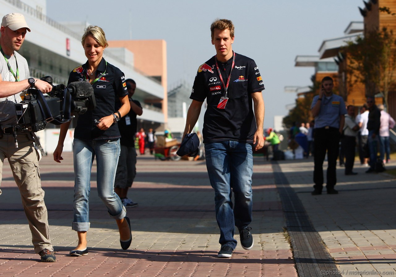 GP KOREA, 13.10.2011- Sebastian Vettel (GER), Red Bull Racing, RB7 