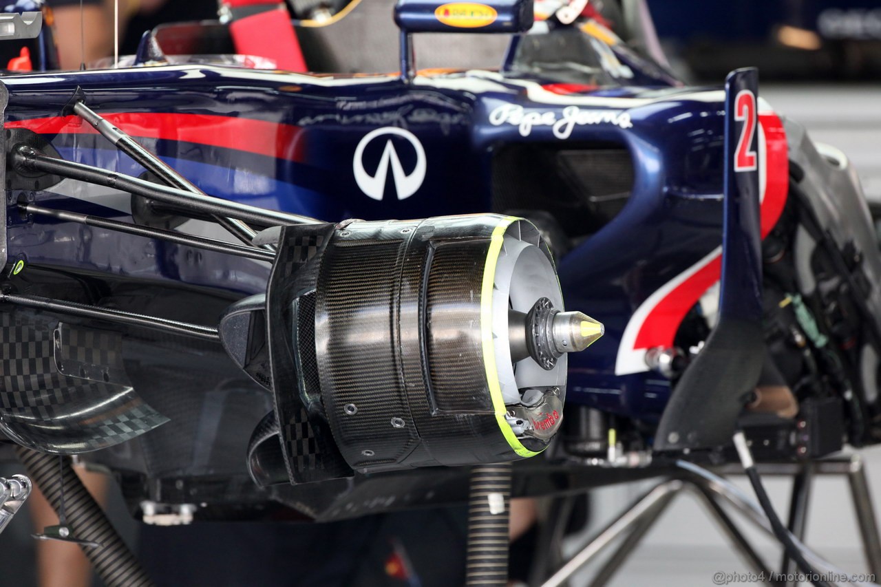 GP KOREA, 13.10.2011- Red Bull Racing, RB7, detail