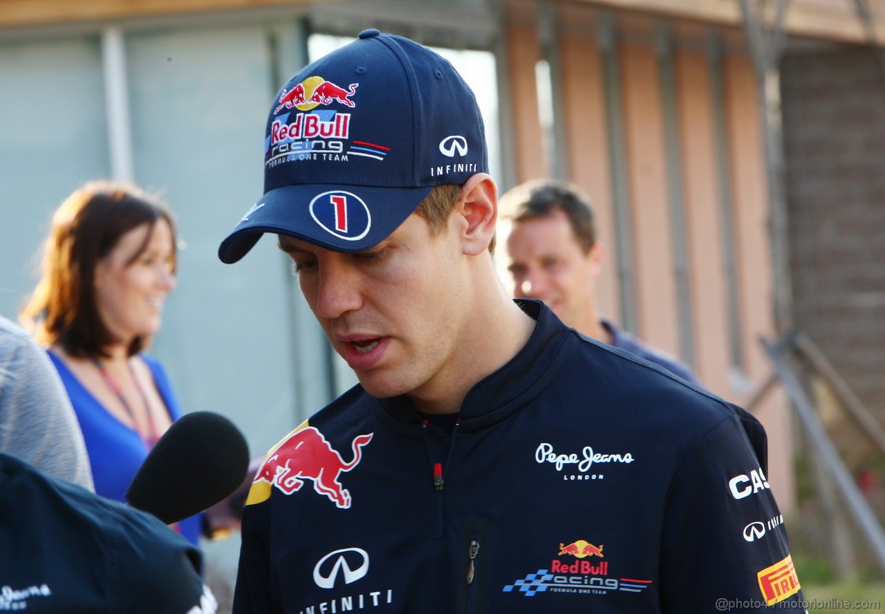 GP KOREA, 13.10.2011- Sebastian Vettel (GER), Red Bull Racing, RB7 