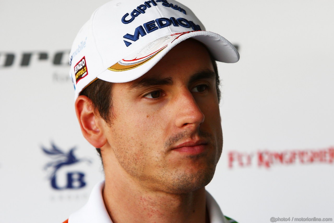 GP KOREA, 13.10.2011- Adrian Sutil (GER), Force India F1 Team, VJM04 