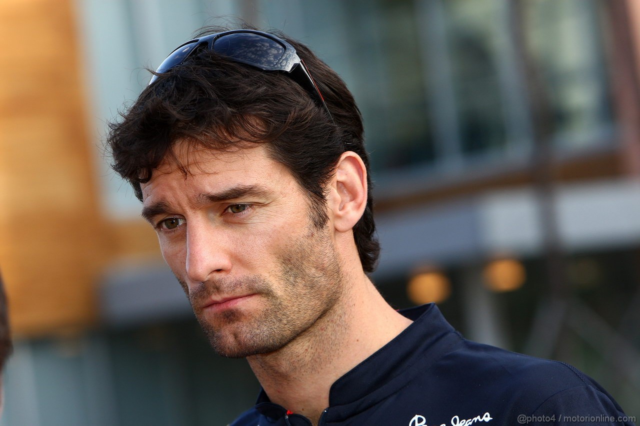 GP KOREA, 13.10.2011- Mark Webber (AUS), Red Bull Racing, RB7 