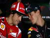 GP KOREA, 13.10.2011- Conferenza Stampa, Fernando Alonso (ESP), Ferrari, F-150 Italia e Sebastian Vettel (GER), Red Bull Racing, RB7 