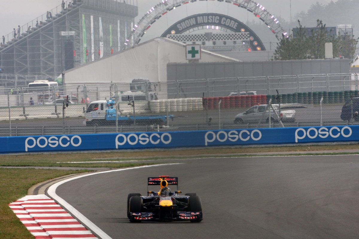 GP KOREA, 15.10.2011- Prove Libere 3, Sabato, Sebastian Vettel (GER), Red Bull Racing, RB7