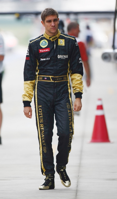 GP KOREA, 15.10.2011- Prove Libere 3, Sabato, Vitaly Petrov (RUS), Lotus Renault GP, R31 