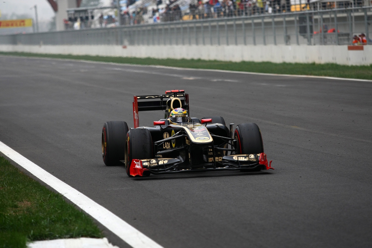 GP KOREA, 15.10.2011- Prove Libere 3, Sabato, Bruno Senna (BRA), Lotus Renault GP R31 