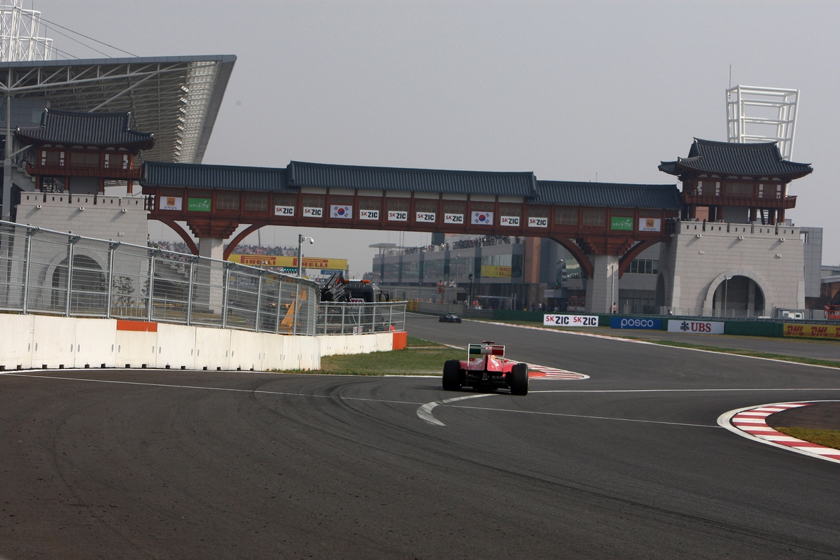 GP KOREA, 15.10.2011- Qualifiche, Fernando Alonso (ESP), Ferrari, F-150 Italia 