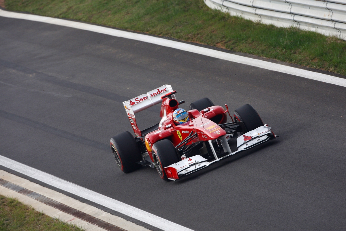 GP KOREA, 15.10.2011- Qualifiche, Fernando Alonso (ESP), Ferrari, F-150 Italia 