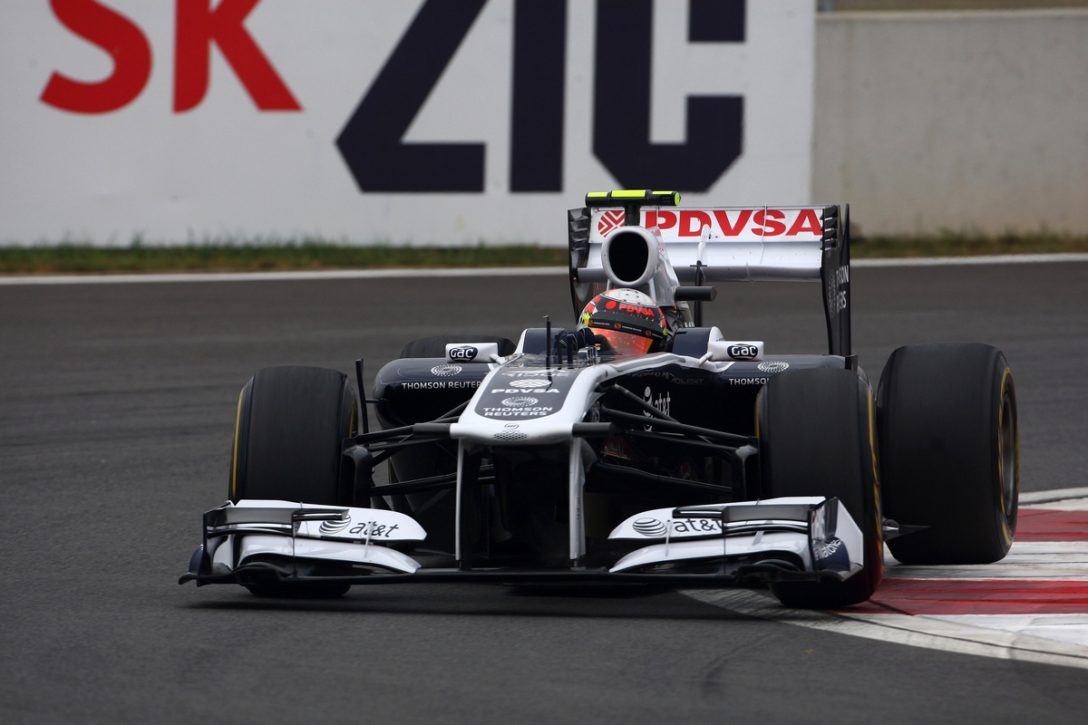 GP KOREA, 15.10.2011- Prove Libere 3, Sabato, Pastor Maldonado (VEN), Williams FW33 