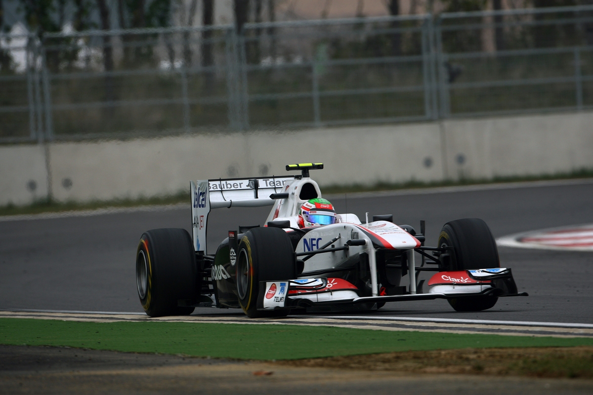 GP KOREA, 15.10.2011- Prove Libere 3, Sabato, Sergio Pérez (MEX), Sauber F1 Team C30 