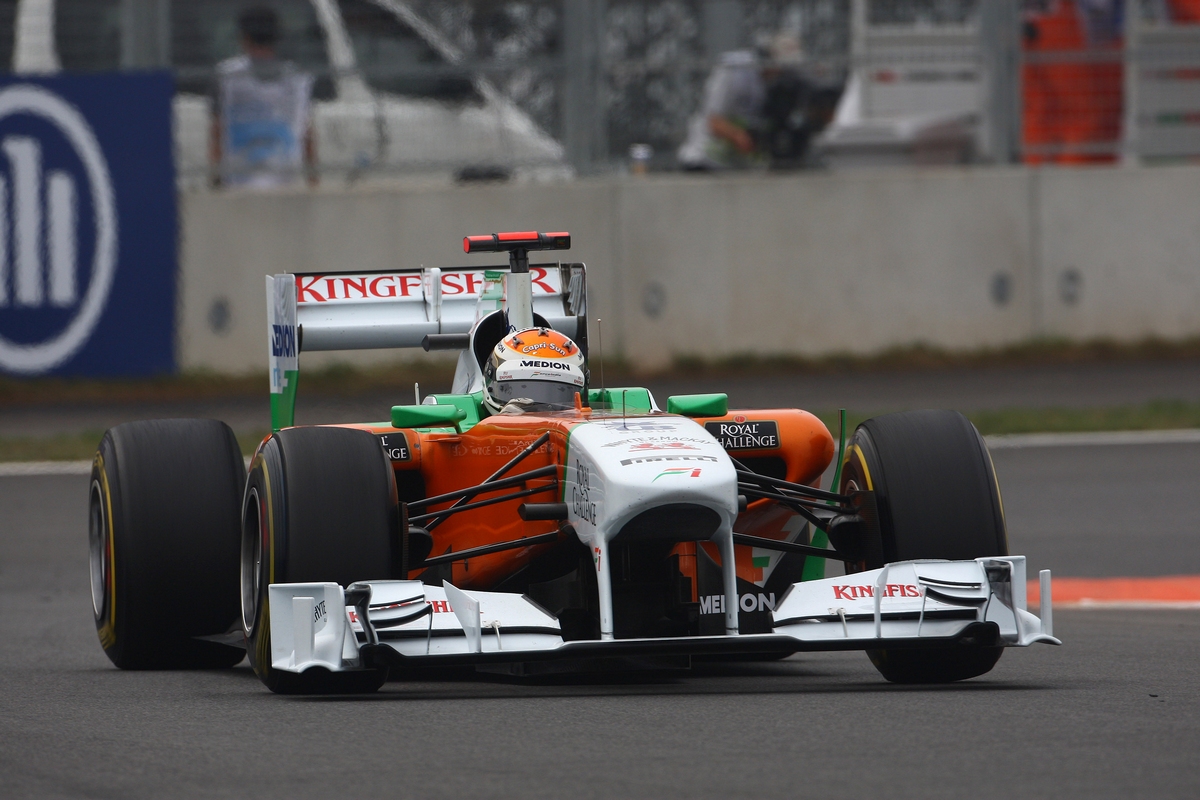GP KOREA, 15.10.2011- Prove Libere 3, Sabato, Adrian Sutil (GER), Force India F1 Team, VJM04 