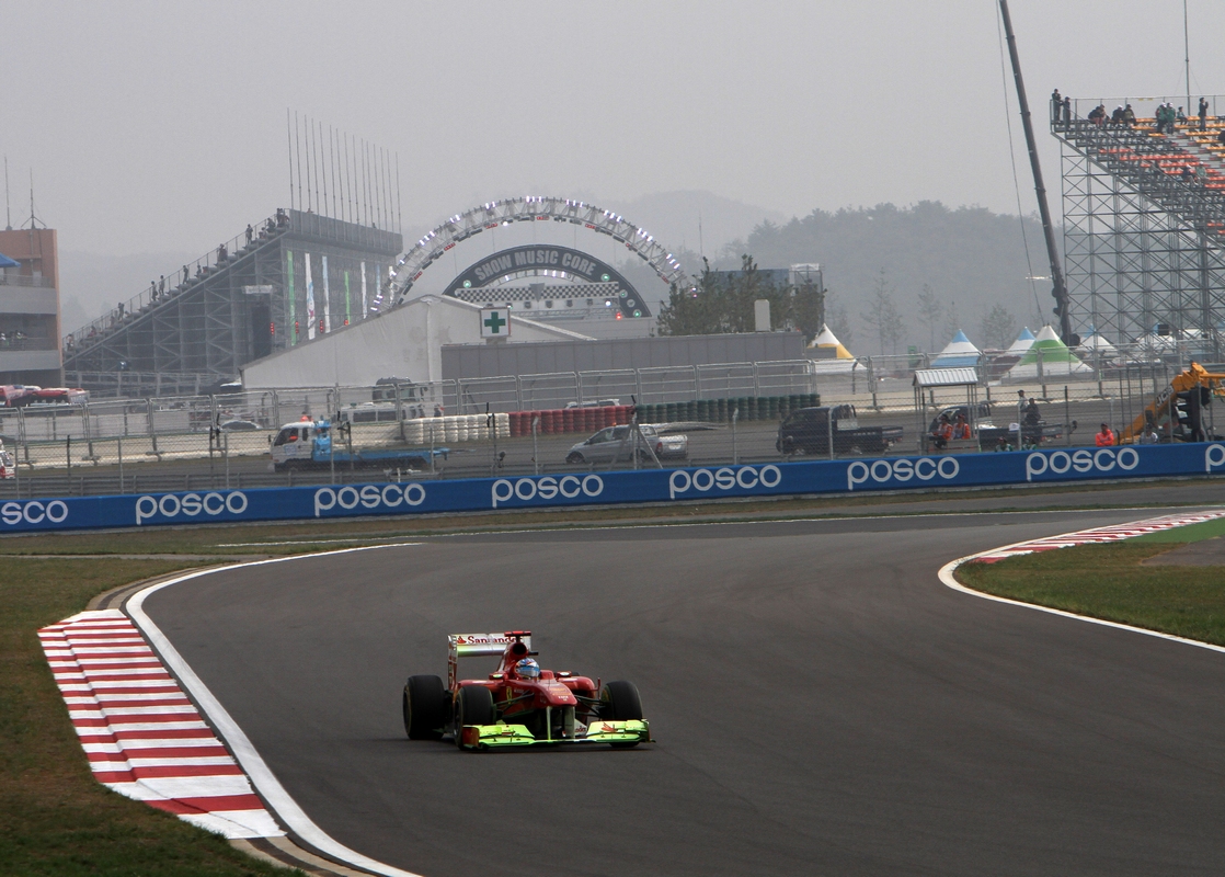 GP KOREA, 15.10.2011- Prove Libere 3, Sabato, Fernando Alonso (ESP), Ferrari, F-150 Italia
