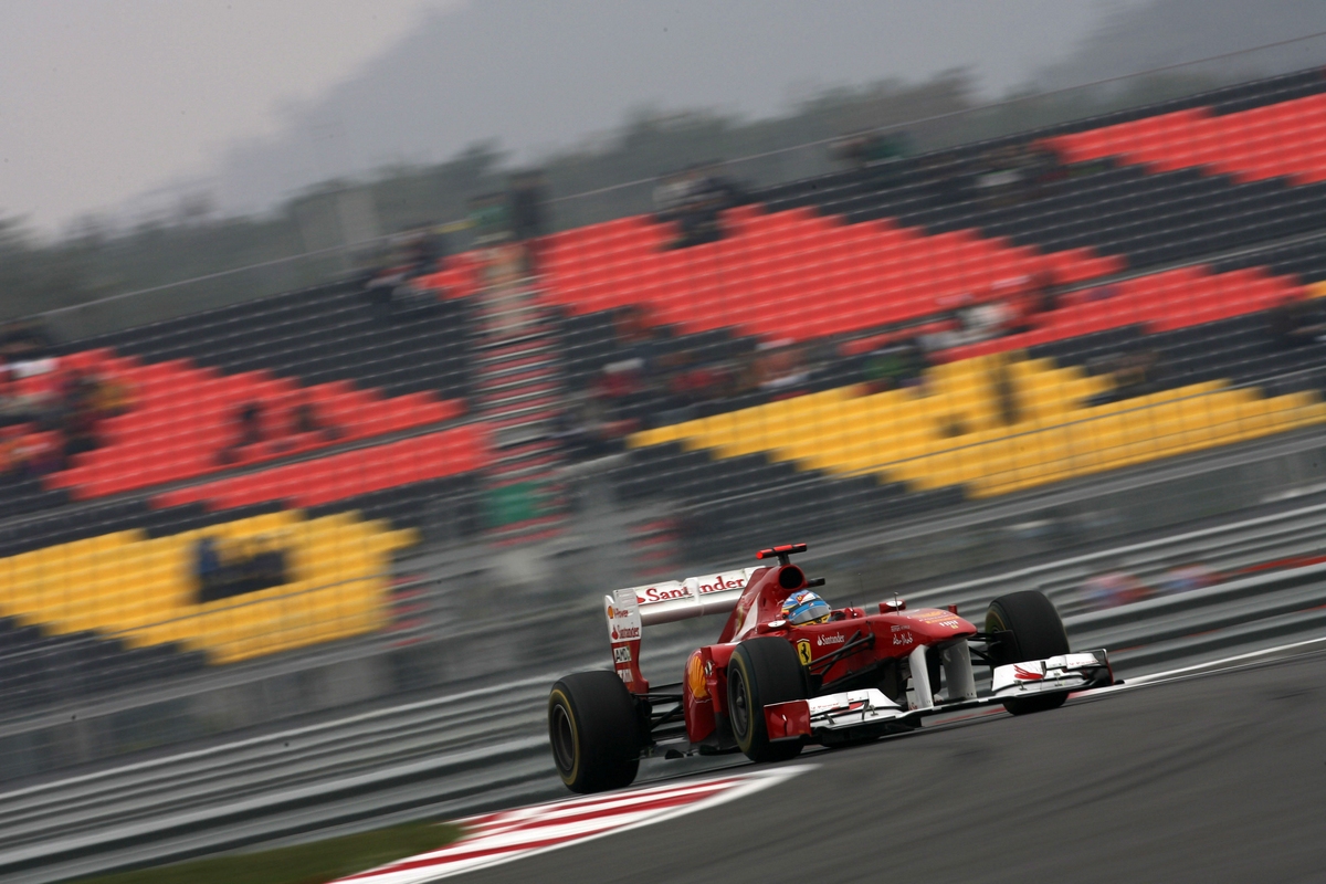 GP KOREA, 15.10.2011- Prove Libere 3, Sabato, Fernando Alonso (ESP), Ferrari, F-150 Italia