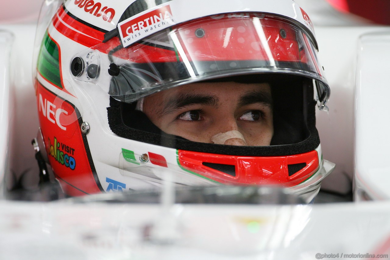 GP KOREA, 14.10.2011- Prove Libere 1, Venerdi', Sergio P�rez (MEX), Sauber F1 Team C30 