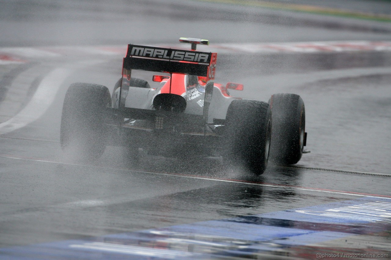 GP KOREA, 14.10.2011- Prove Libere 1, Venerdi', Jerome D'Ambrosio (BEL), Marussia Virgin Racing VR-02