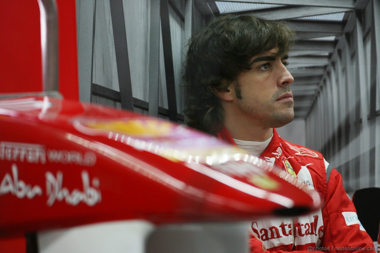 GP KOREA, 14.10.2011- Prove Libere 1, Venerdi', Fernando Alonso (ESP), Ferrari, F-150 Italia 