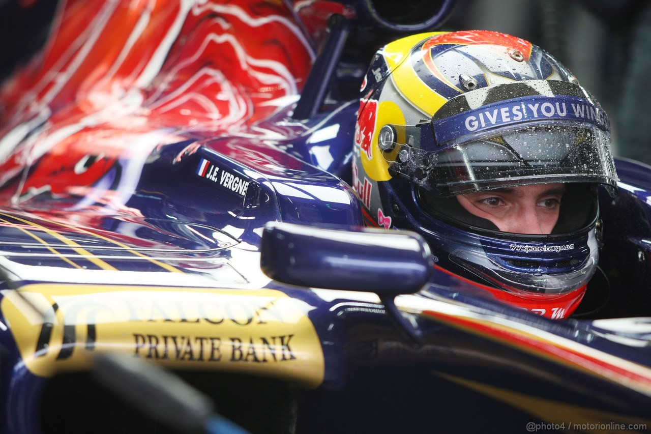 GP KOREA, 14.10.2011- Prove Libere 1, Venerdi', Jean-Eric Vergne (FRA), Test Driver, Scuderia Toro Rosso, STR6  