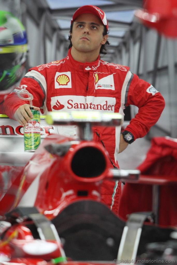GP KOREA, 14.10.2011- Prove Libere 1, Venerdi', Felipe Massa (BRA), Ferrari, F-150 Italia 
