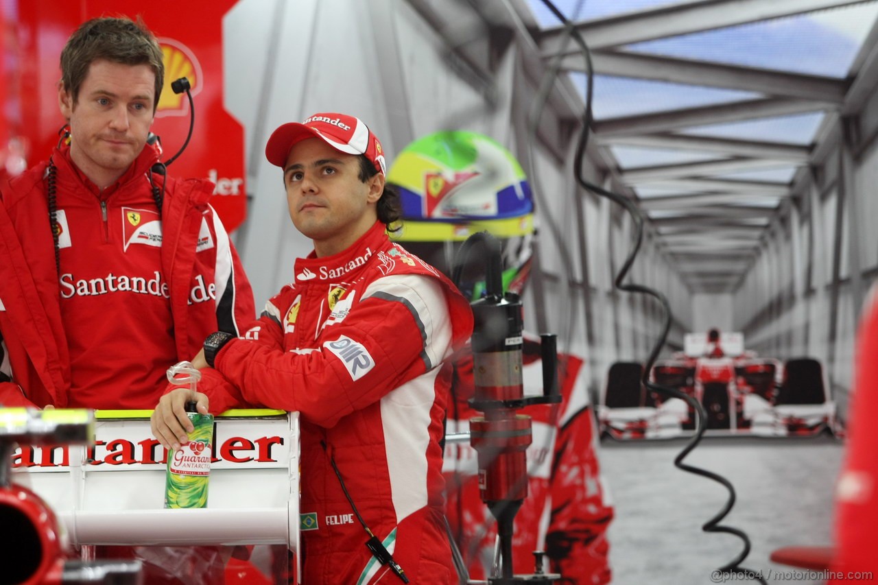 GP KOREA, 14.10.2011- Prove Libere 1, Venerdi', Rob Smedley, (GBR), Ferrari, Track Engineer of Felipe Massa (BRA) e Felipe Massa (BRA), Ferrari, F-150 Italia 