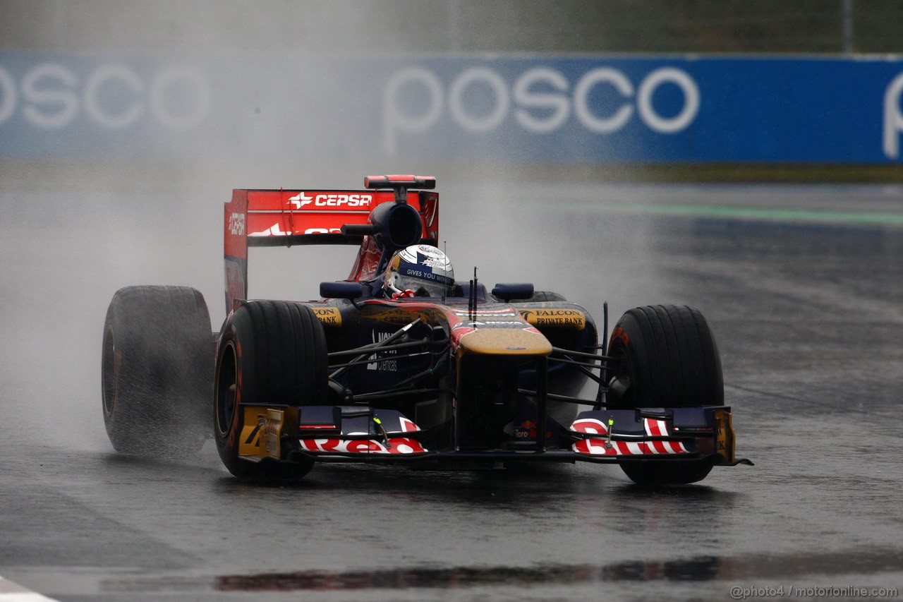 GP KOREA, 14.10.2011- Prove Libere 1, Venerdi', Sébastien Buemi (SUI), Scuderia Toro Rosso, STR6
