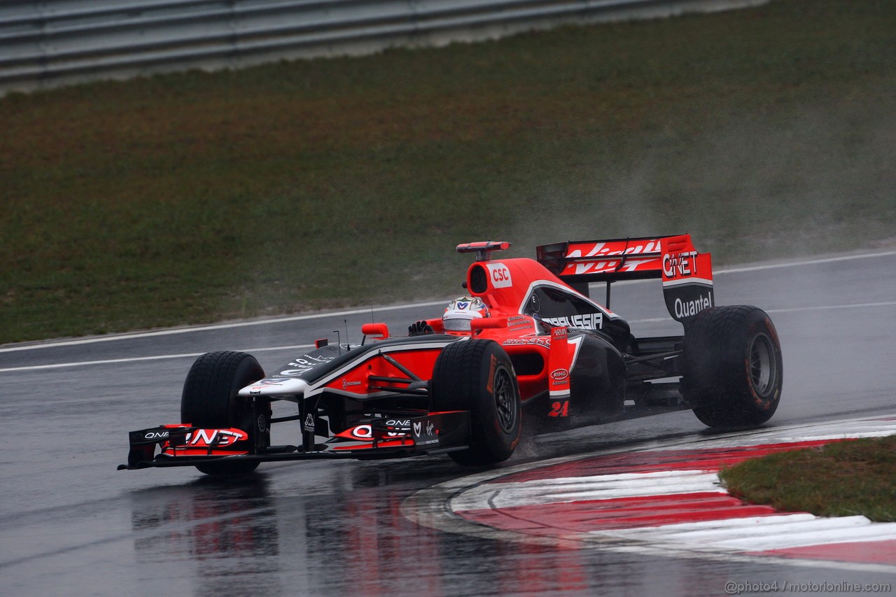 GP KOREA, 14.10.2011- Prove Libere 1, Venerdi', Timo Glock (GER), Marussia Virgin Racing VR-02 