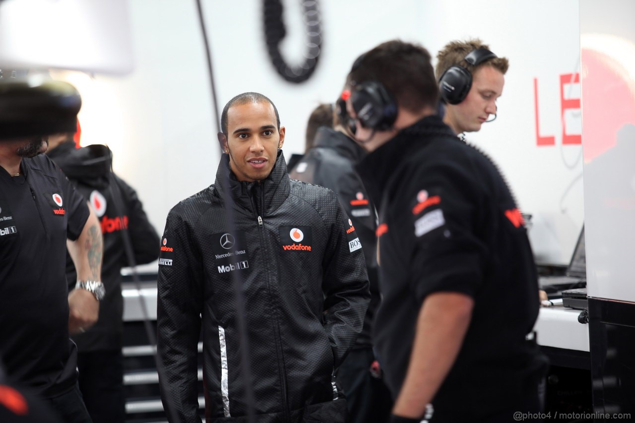 GP KOREA, 14.10.2011- Prove Libere 1, Venerdi', Lewis Hamilton (GBR), McLaren  Mercedes, MP4-26 