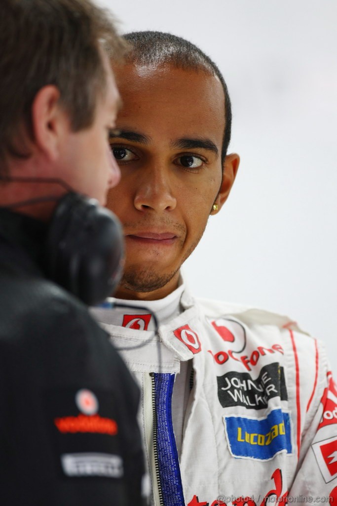 GP KOREA, 14.10.2011- Prove Libere 1, Venerdi', Lewis Hamilton (GBR), McLaren  Mercedes, MP4-26 