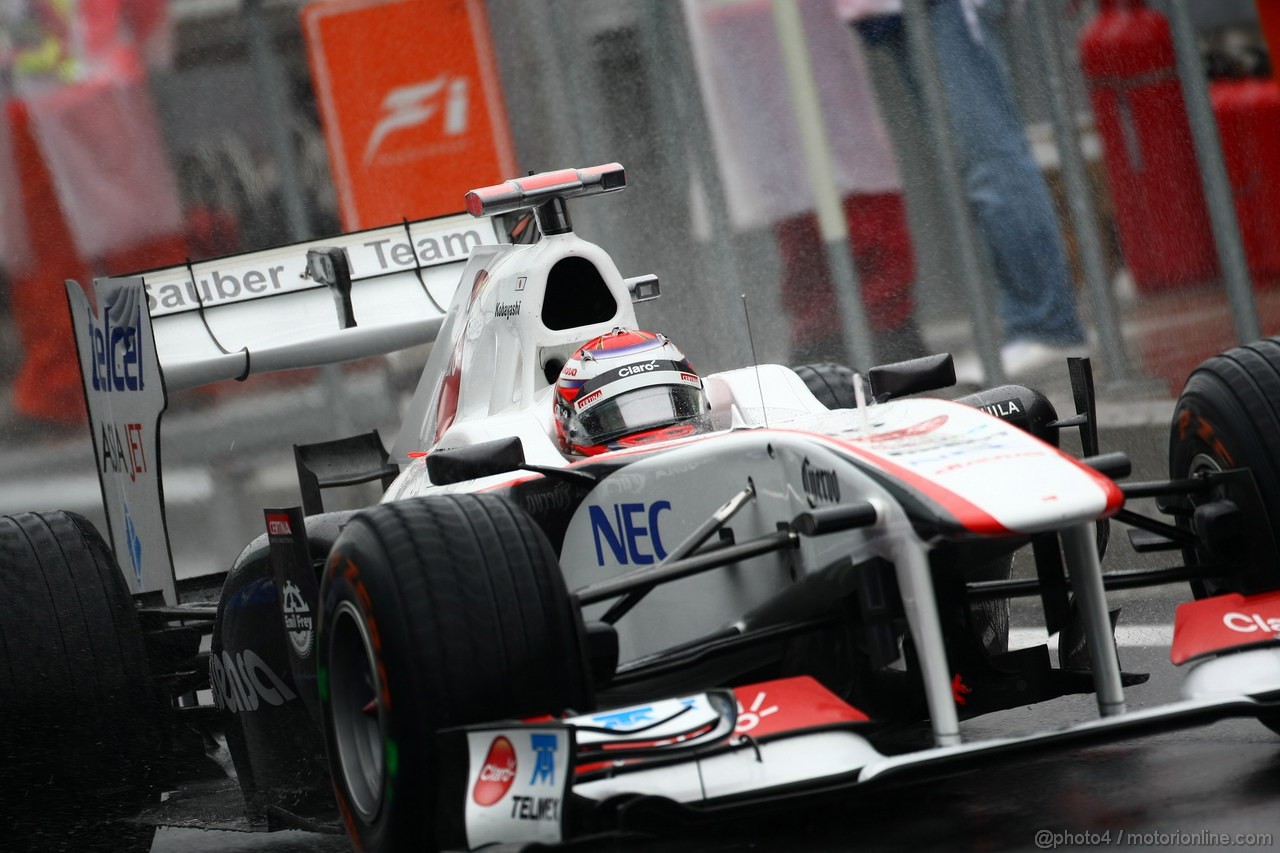 GP KOREA, 14.10.2011- Prove Libere 1, Venerdi', Kamui Kobayashi (JAP), Sauber F1 Team C30