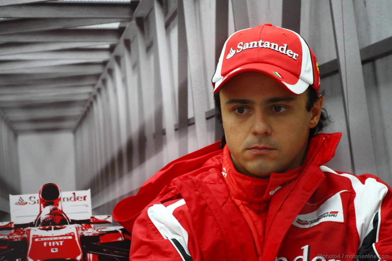 GP KOREA, 14.10.2011- Prove Libere 1, Venerdi', Felipe Massa (BRA), Ferrari, F-150 Italia 