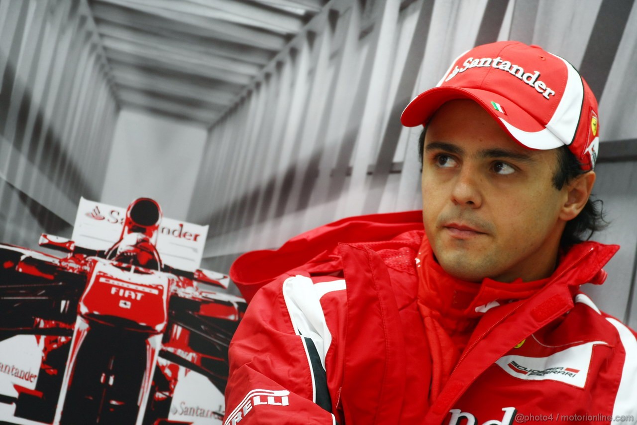 GP KOREA, 14.10.2011- Prove Libere 1, Venerdi', Felipe Massa (BRA), Ferrari, F-150 Italia