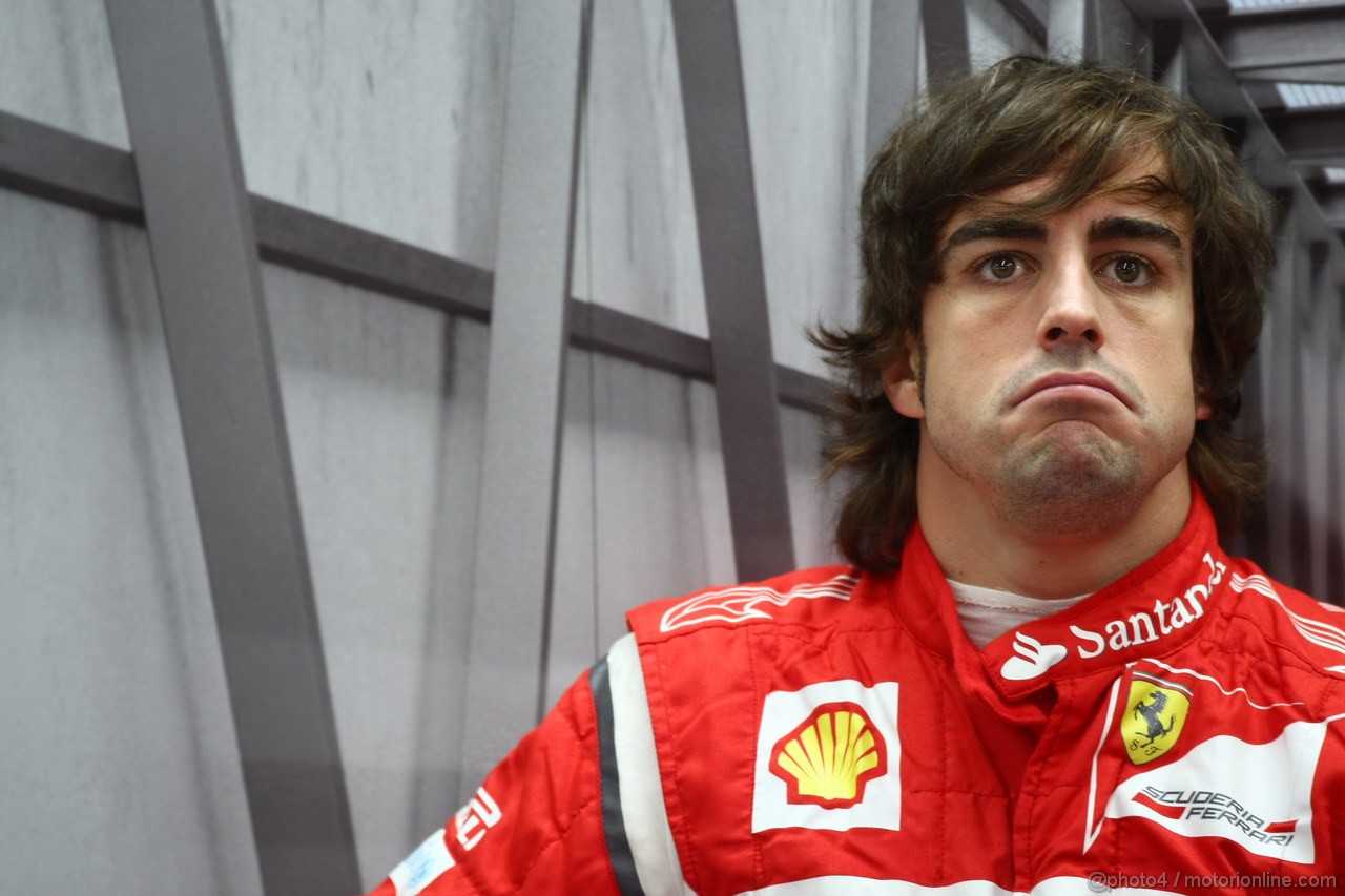GP KOREA, 14.10.2011- Prove Libere 1, Venerdi', Fernando Alonso (ESP), Ferrari, F-150 Italia 