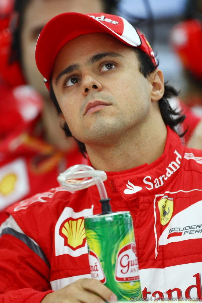 GP KOREA, 14.10.2011- Prove Libere 1, Venerdi', Felipe Massa (BRA), Ferrari, F-150 Italia 