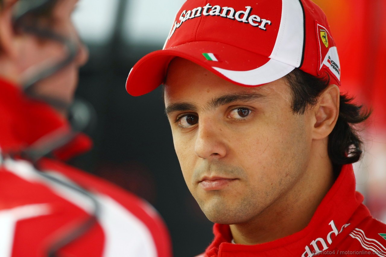 GP KOREA, 14.10.2011- Prove Libere 2, Venerdi', Felipe Massa (BRA), Ferrari, F-150 Italia