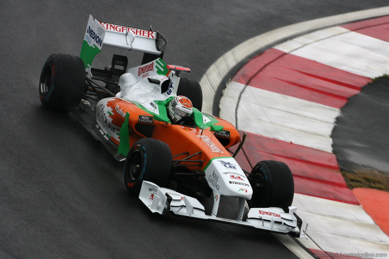 GP KOREA, 14.10.2011- Prove Libere 2, Venerdi', Adrian Sutil (GER), Force India F1 Team, VJM04