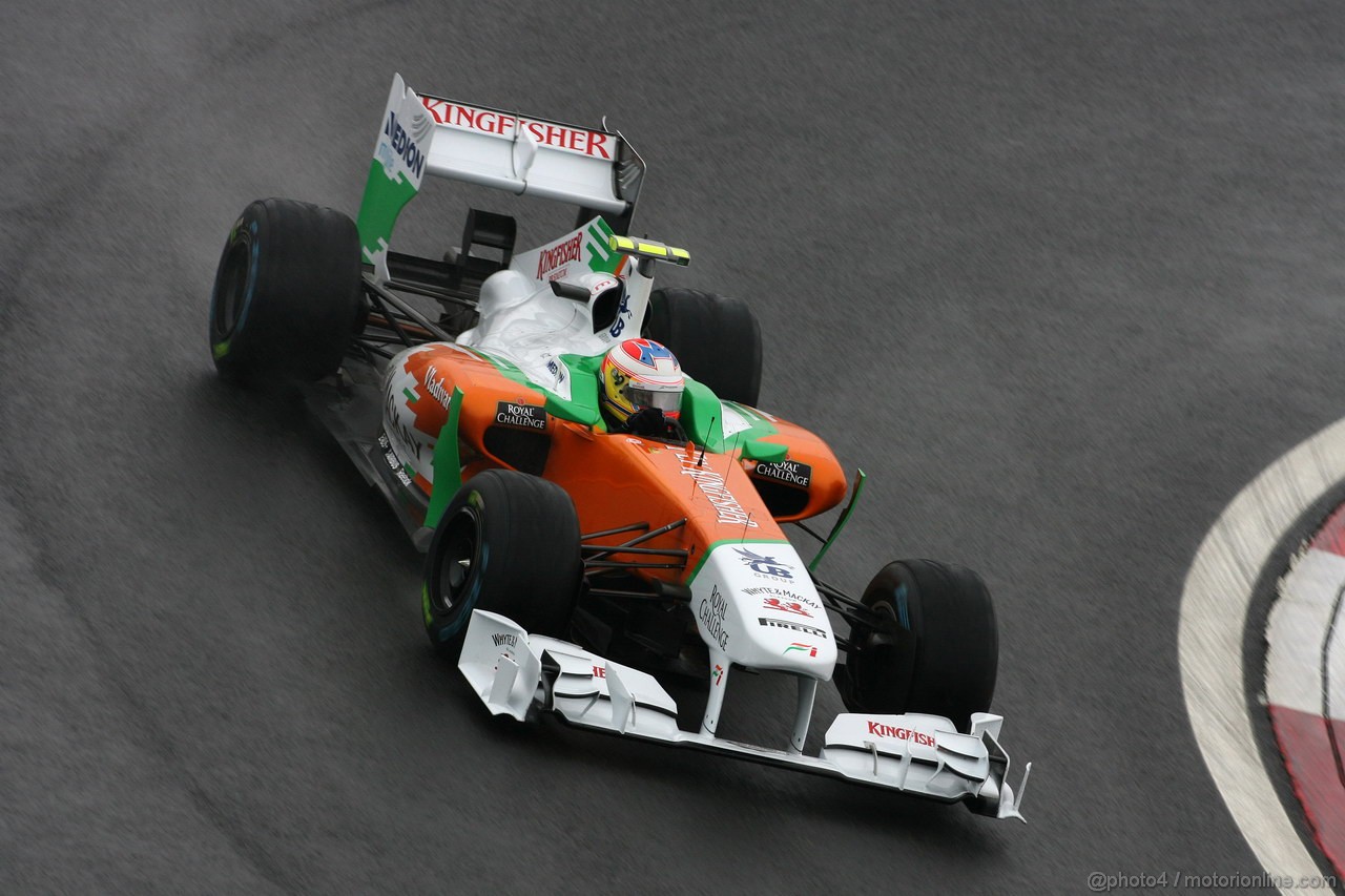 GP KOREA, 14.10.2011- Prove Libere 2, Venerdi', Paul di Resta (GBR) Force India VJM04