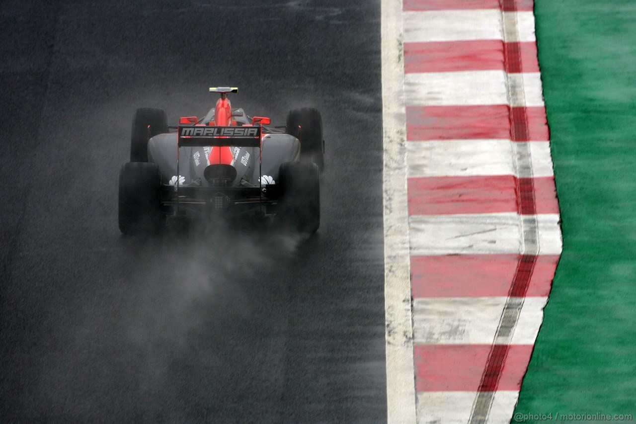 GP KOREA, 14.10.2011- Prove Libere 2, Venerdi', Jerome D'Ambrosio (BEL), Marussia Virgin Racing VR-02