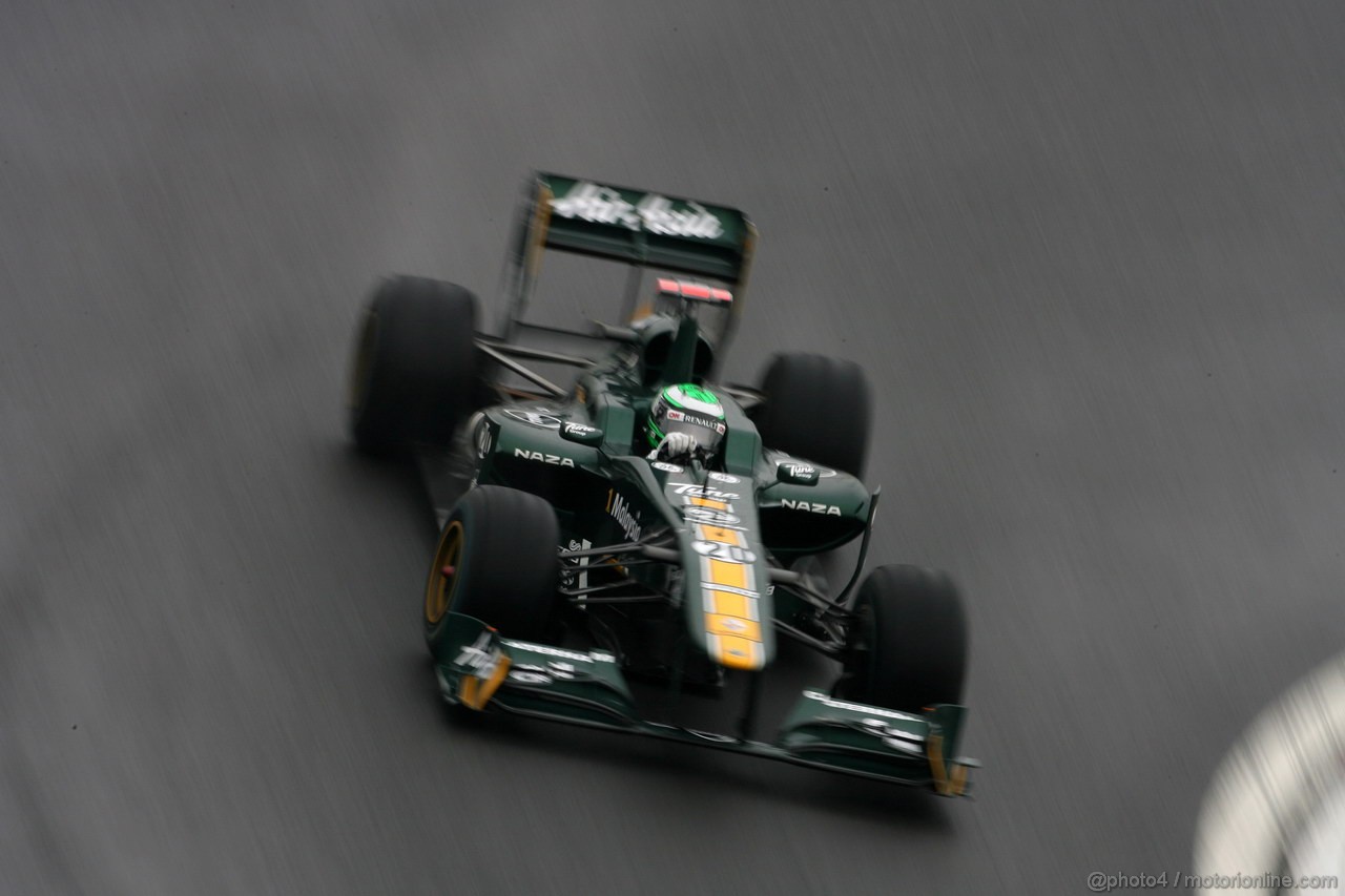 GP KOREA, 14.10.2011- Prove Libere 2, Venerdi', Heikki Kovalainen (FIN), Team Lotus, TL11 