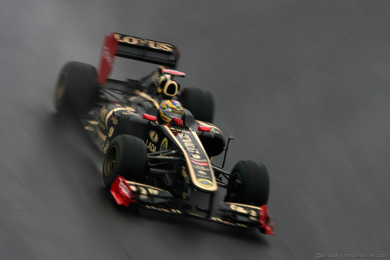 GP KOREA, 14.10.2011- Prove Libere 2, Venerdi', Bruno Senna (BRA), Lotus Renault GP R31 