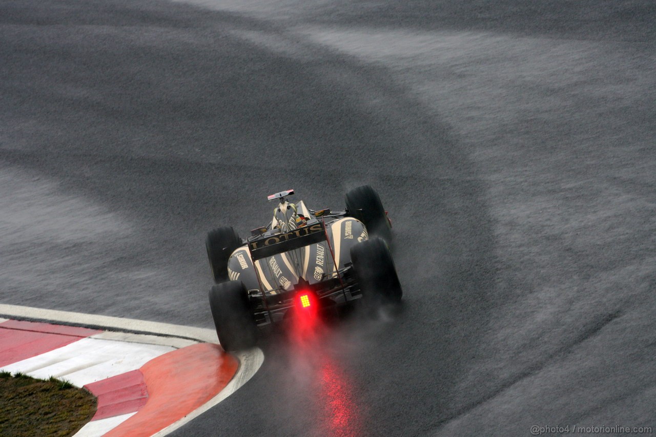 GP KOREA, 14.10.2011- Prove Libere 2, Venerdi', Bruno Senna (BRA), Lotus Renault GP R31 