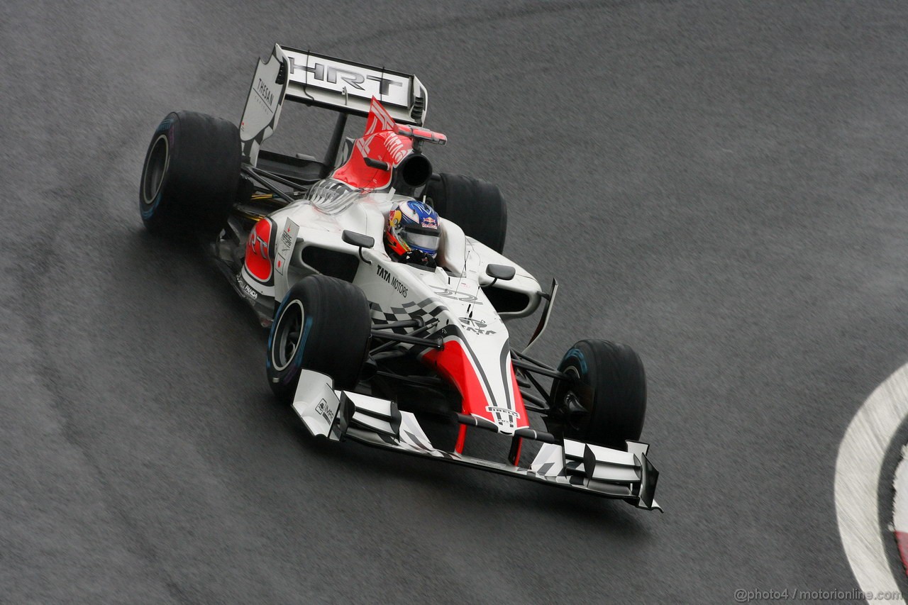 GP KOREA, 14.10.2011- Prove Libere 2, Venerdi', Daniel Ricciardo (AUS), HRT Formula One Team