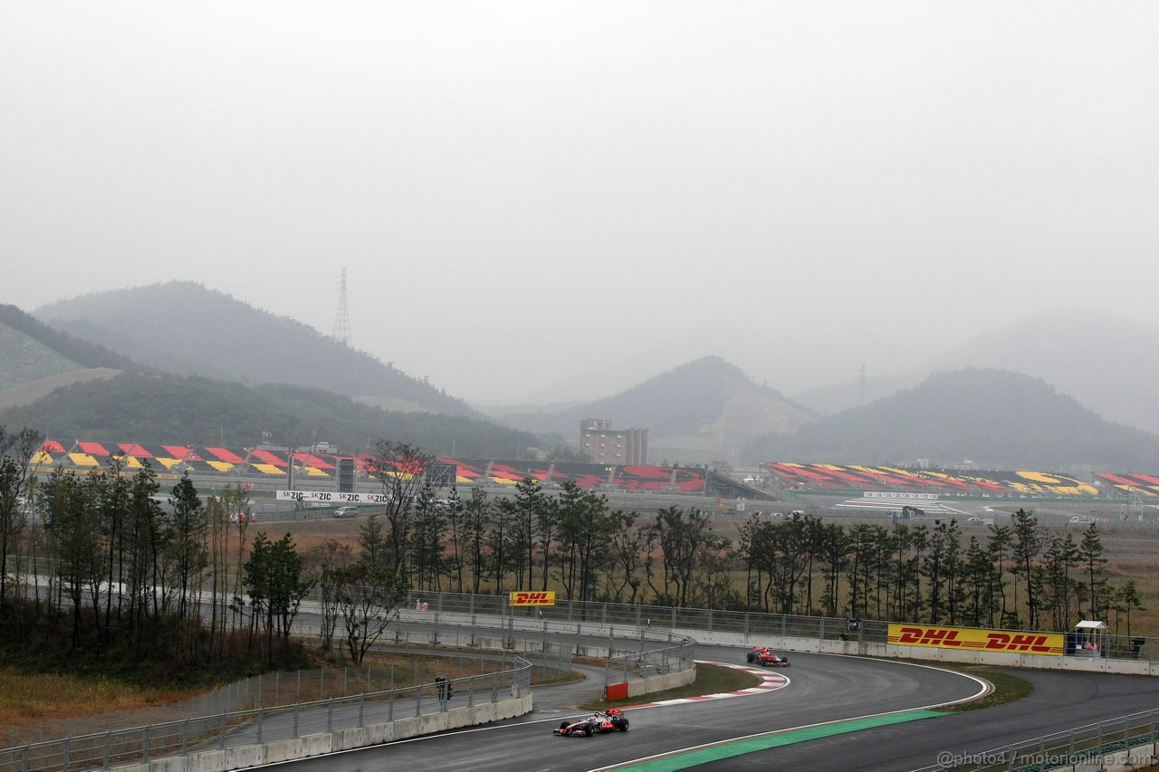 GP KOREA, 14.10.2011- Prove Libere 2, Venerdi', Jenson Button (GBR), McLaren  Mercedes, MP4-26 
