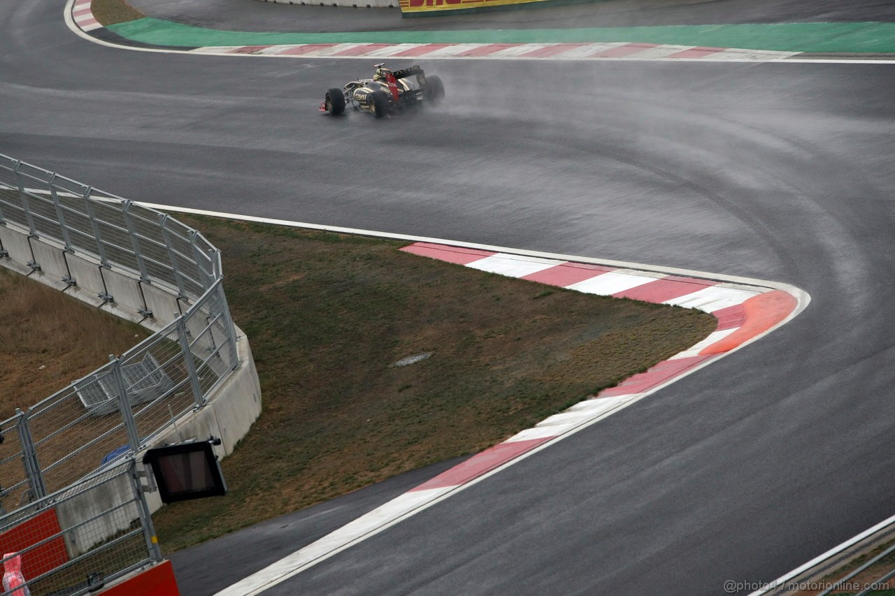 GP KOREA, 14.10.2011- Prove Libere 2, Venerdi', Bruno Senna (BRA), Lotus Renault GP R31 